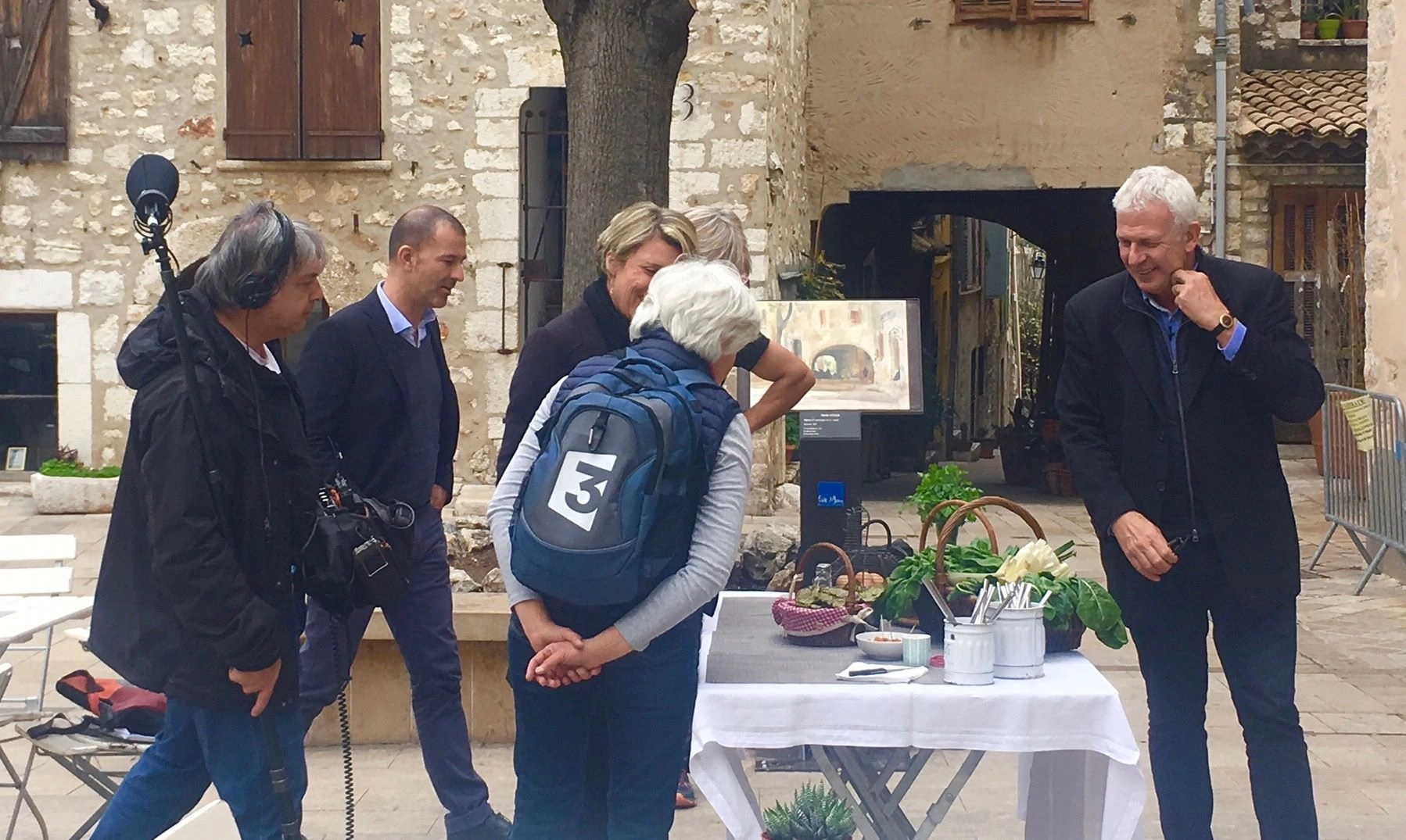 "9H50 le matin" sur France 3 - mai 2018 Reportage sur les restaurants qui cuisinent à partir d'ingrédients locaux dans les Alpes-Maritimes.