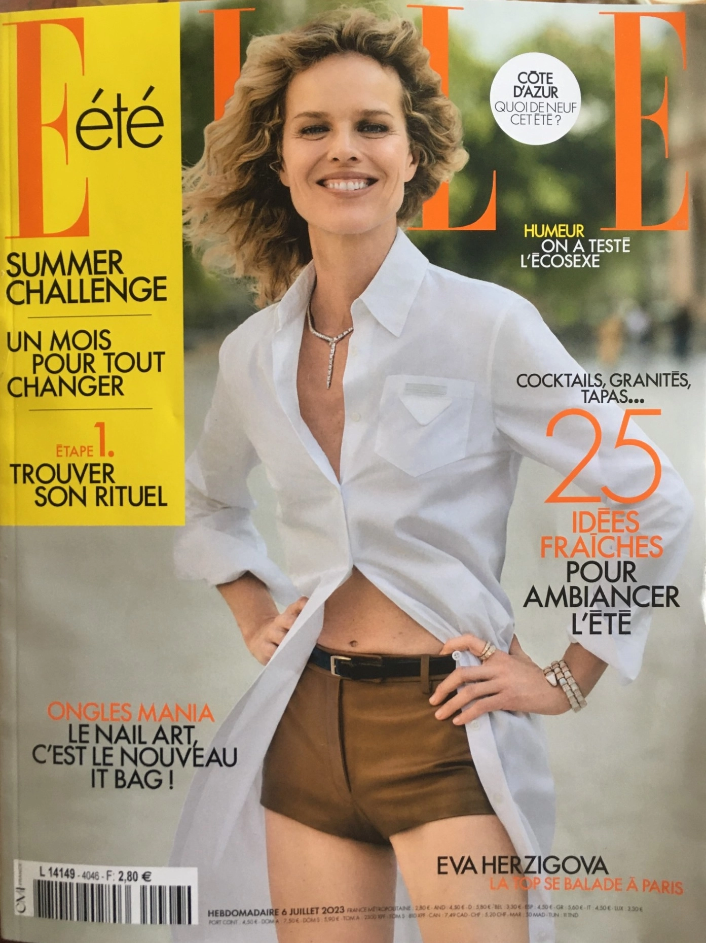 ELLE été - juillet 2023 Sélectionnée parmi les cheffes à suivre pour un été plein de saveurs et de créativité sur Vence